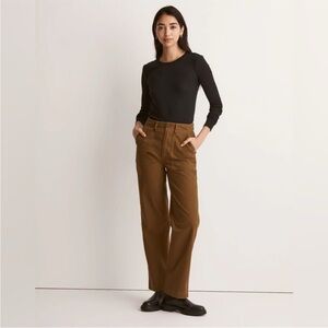 Madewell Brown Chinos Durable Cotton Twill